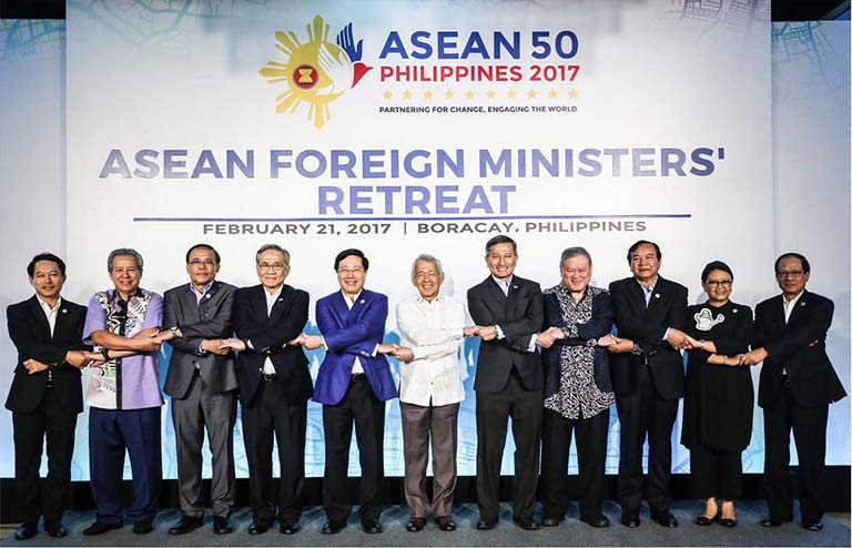 H E Senior Minister Prak Sokhonn Attended The Asean Foreign Ministers