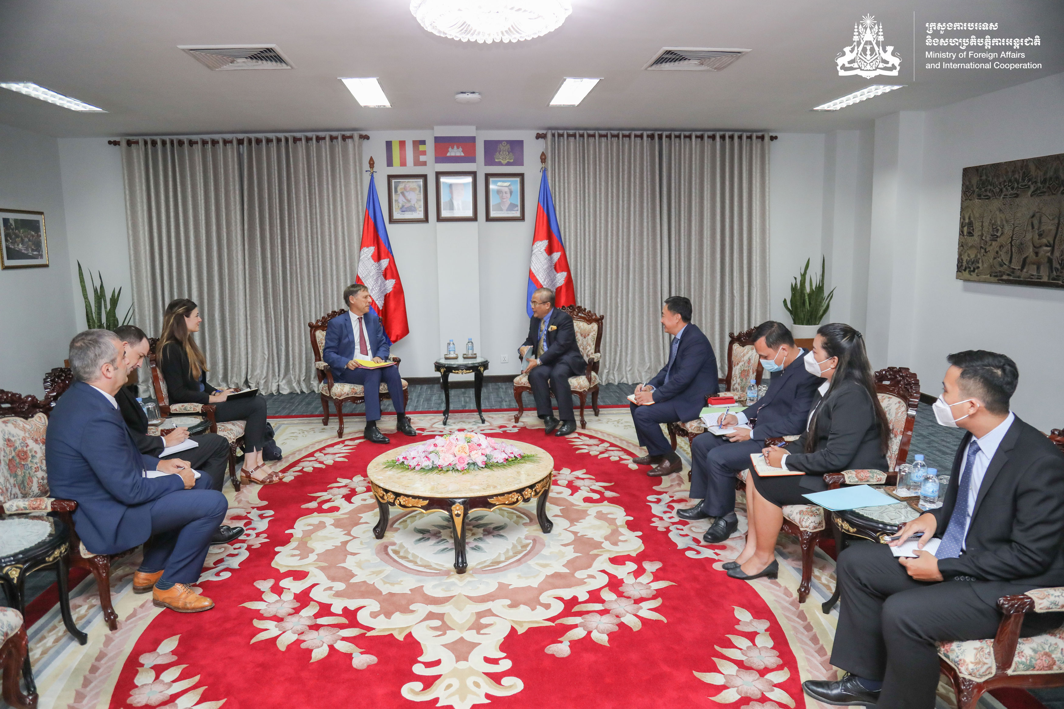 Meeting with H.E. Mr. Jacques PELLET, Ambassador of France to Cambodia ...