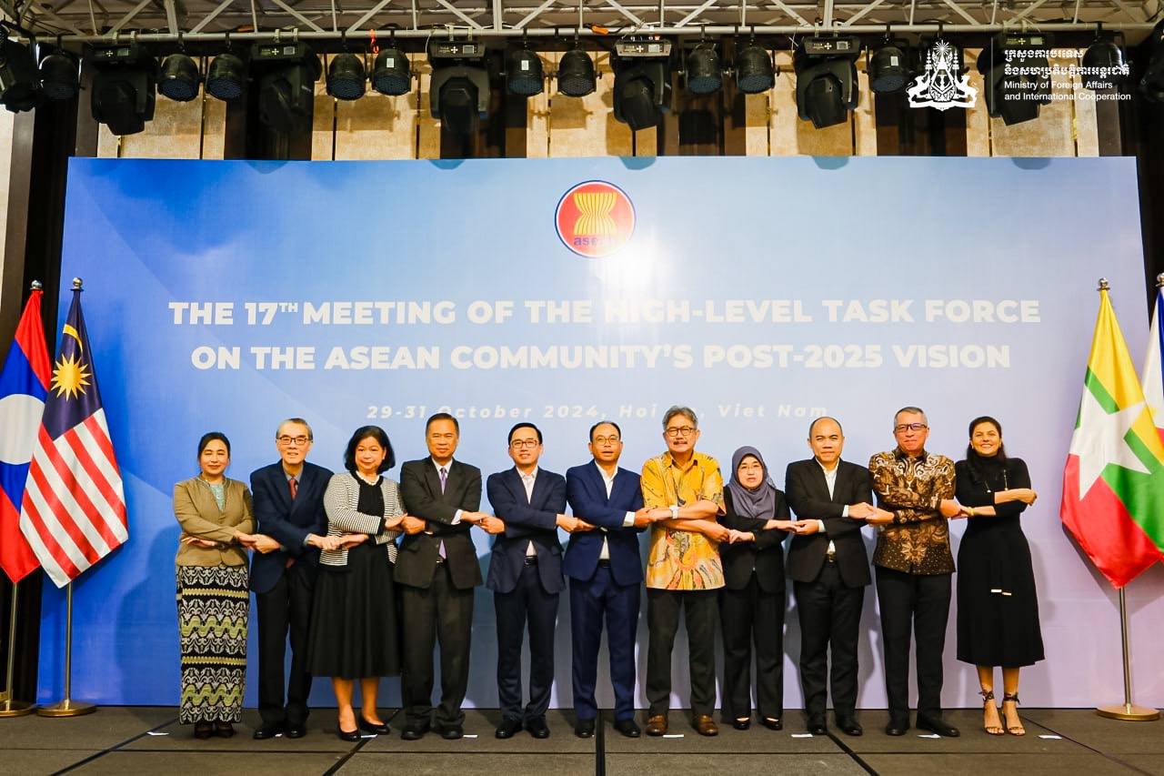 His Excellency KUNG Phoak leads the Cambodian delegation to the 17th Meeting of the HLTF-ACV and the Regional Consultation on Reviewing the ASEAN Community Blueprints 2025 and Charting Directions for 2045