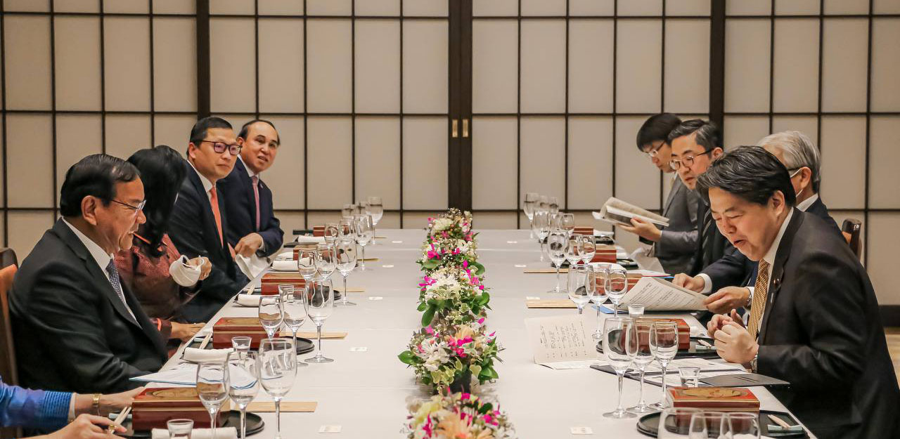 A Reception Hosted by His Excellency HAYASHI Yoshimasa ( 24 January 2023 ) 