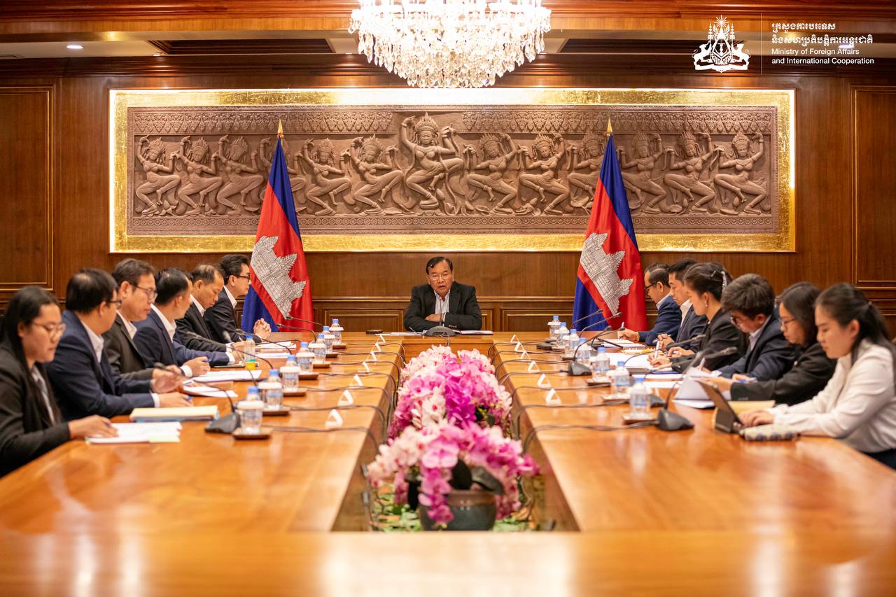 His Excellency Deputy Prime Minister convenes a preparatory meeting for the official visit of Samdech Moha Borvor Thipadei HUN Manet, Prime Minister of Cambodia, to the Republic of the Philippines