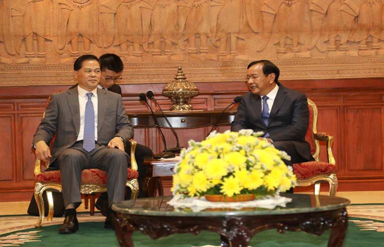 H E Deputy Prime Minister Prak Sokhonn Received A Courtesy Call From H 